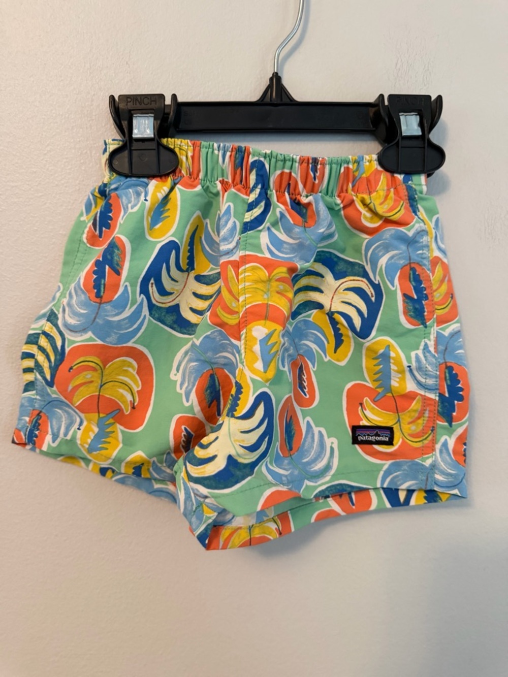 Patagonia Colorful Tropical Print Swim Shorts